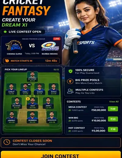 Pp11 (pp 11 casino) fantasy cricket & matchday visual 3
